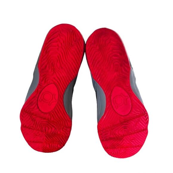 Nike KD Kids Gym Shoes Sneakers Sz 6 Basketball Shoes Gray Pink Lace Up - Picture 6 of 6